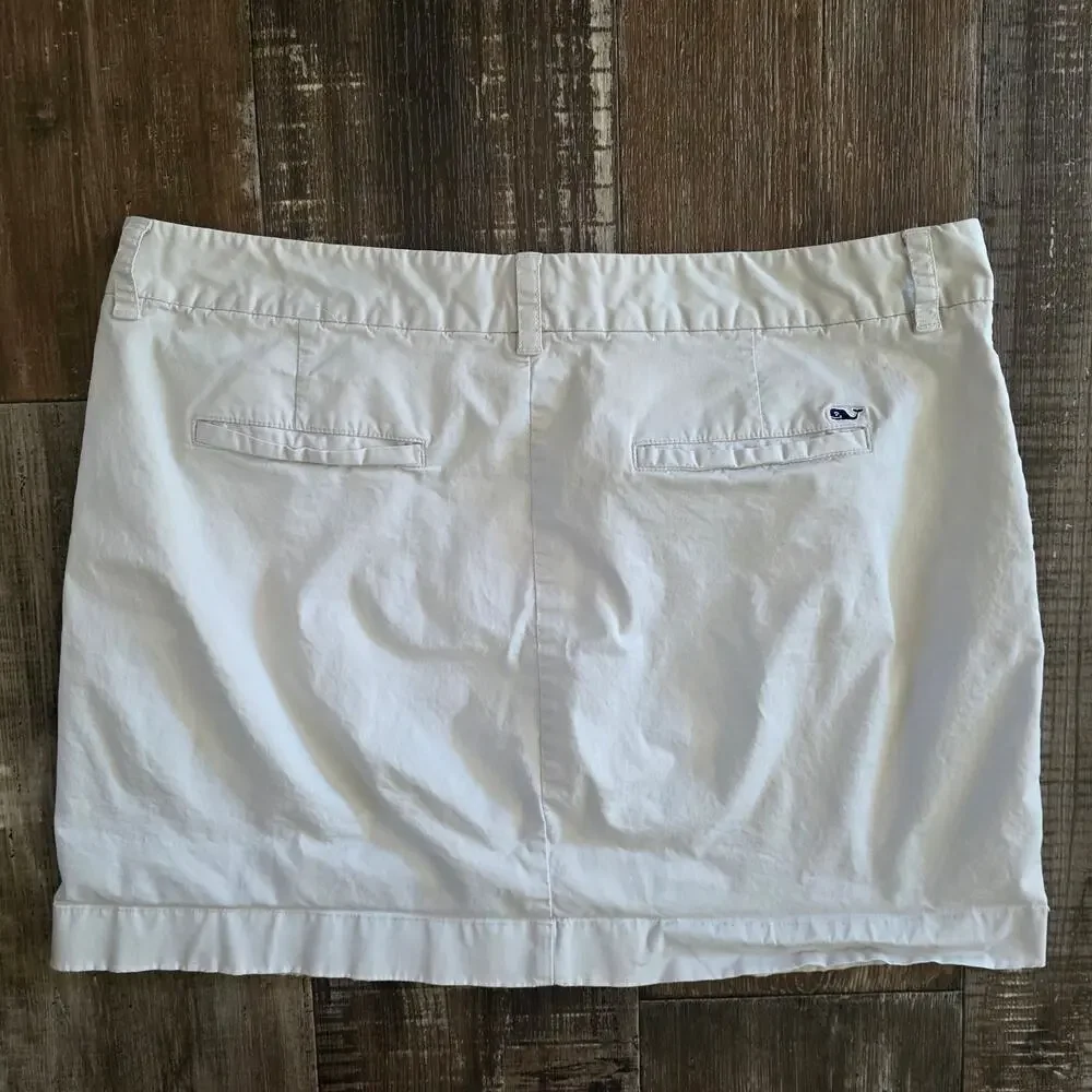 Vineyard Vines Khaki Mini Skirt Size 16